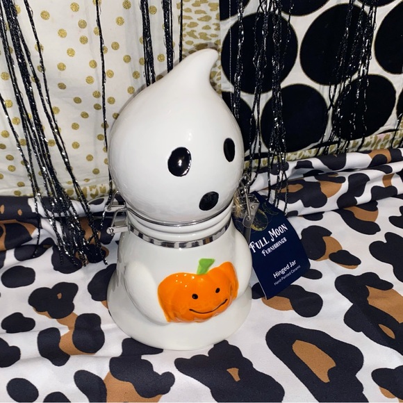 BABY GHOST & PUMPKIN HINGED JAR NWT - Picture 5 of 8